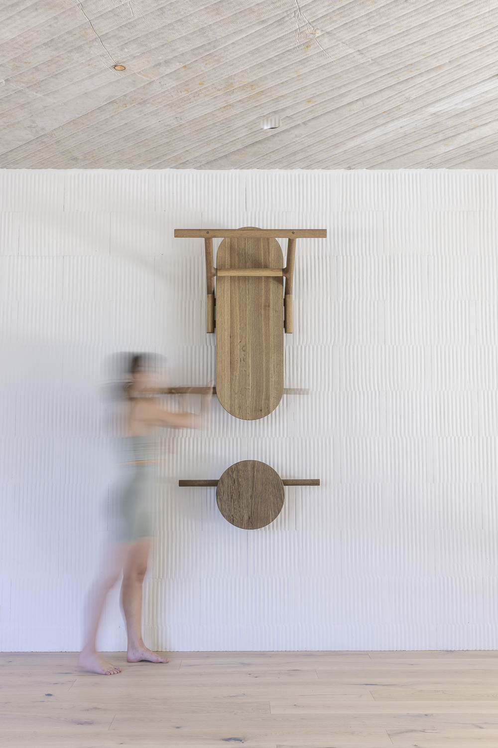 SANA WallBar Large Set in solid oak