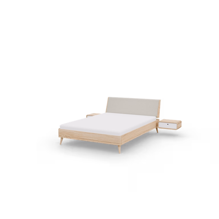 TERRA | Double bed with nightstands