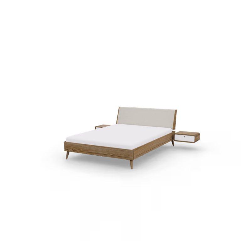TERRA | Double bed with nightstands