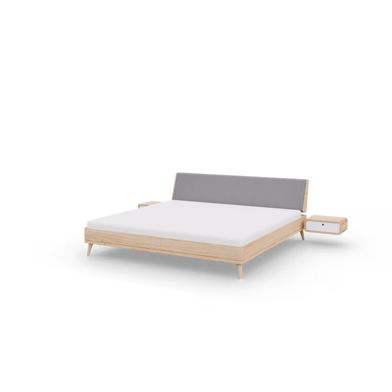TERRA | Double bed with nightstands